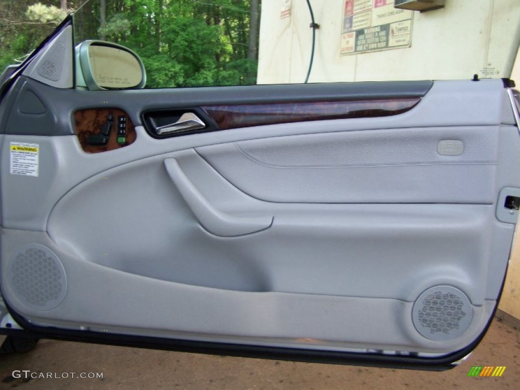 2001 Mercedes-Benz CLK 320 Coupe Ash Door Panel Photo #63511736