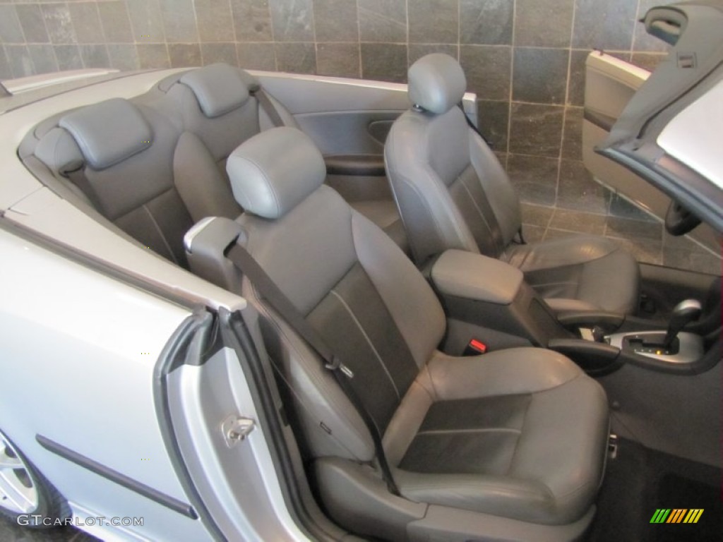 Charcoal Gray Interior 2005 Saab 9-3 Aero Convertible Photo #63512066
