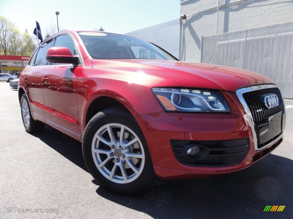 2009 Q5 3.2 Premium quattro - Garnet Red Pearl Effect / Cardamom Beige photo #1