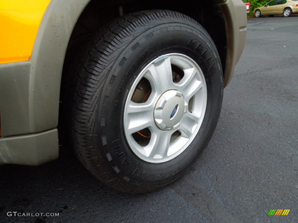 2002 Escape XLT V6 4WD - Chrome Yellow / Medium Graphite photo #21