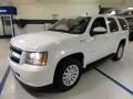 White Diamond Tricoat 2011 Chevrolet Tahoe Hybrid 4x4 Exterior