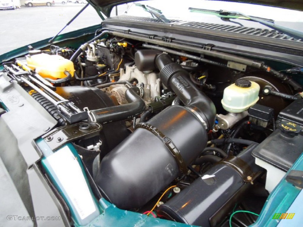 1999 Ford F250 Super Duty XLT Extended Cab 4x4 5.4 Liter SOHC 16-Valve Triton V8 Engine Photo #63513055