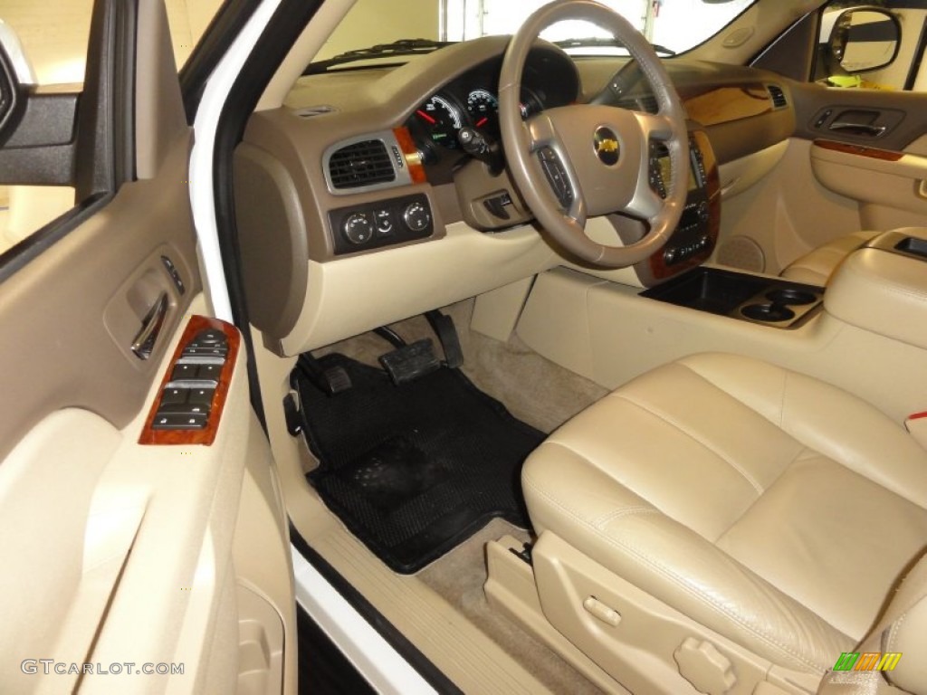 Light Cashmere/Dark Cashmere Interior 2011 Chevrolet Tahoe Hybrid 4x4 Photo #63513064