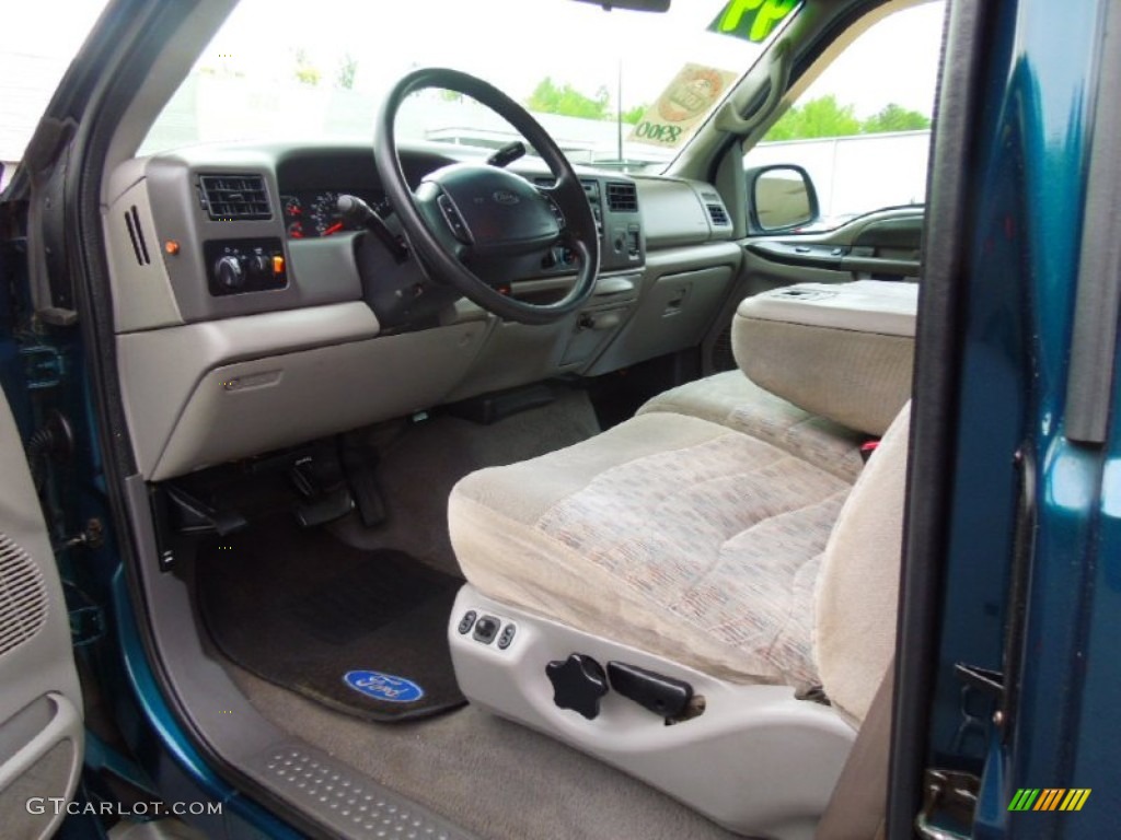 Medium Prairie Tan Interior 1999 Ford F250 Super Duty XLT Extended Cab 4x4 Photo #63513067