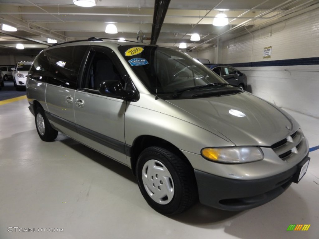 2000 Grand Caravan SE - Light Cypress Green Pearlcoat / Mist Gray photo #5