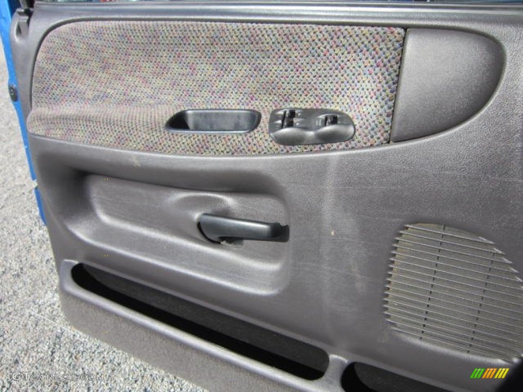 2001 Ram 1500 SLT Club Cab 4x4 - Intense Blue Pearl / Agate photo #12