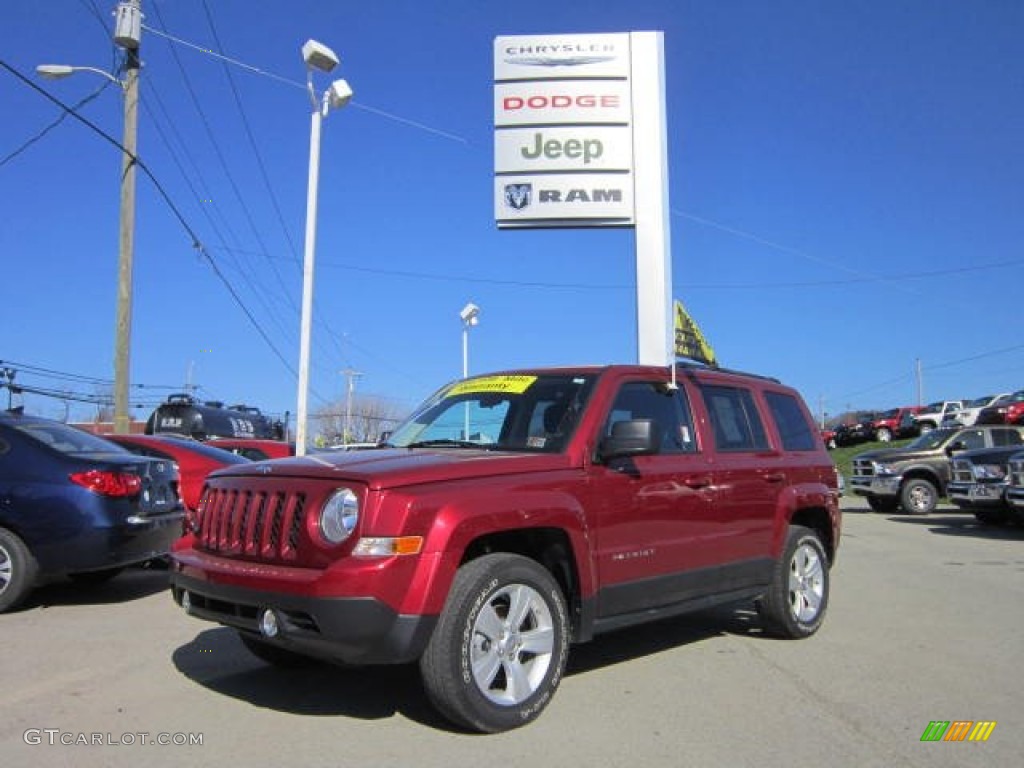 Deep Cherry Red Crystal Pearl Jeep Patriot