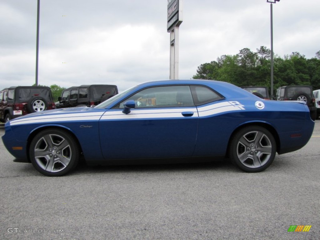 Blue Streak Pearl 2012 Dodge Challenger R/T Classic Exterior Photo #63515194