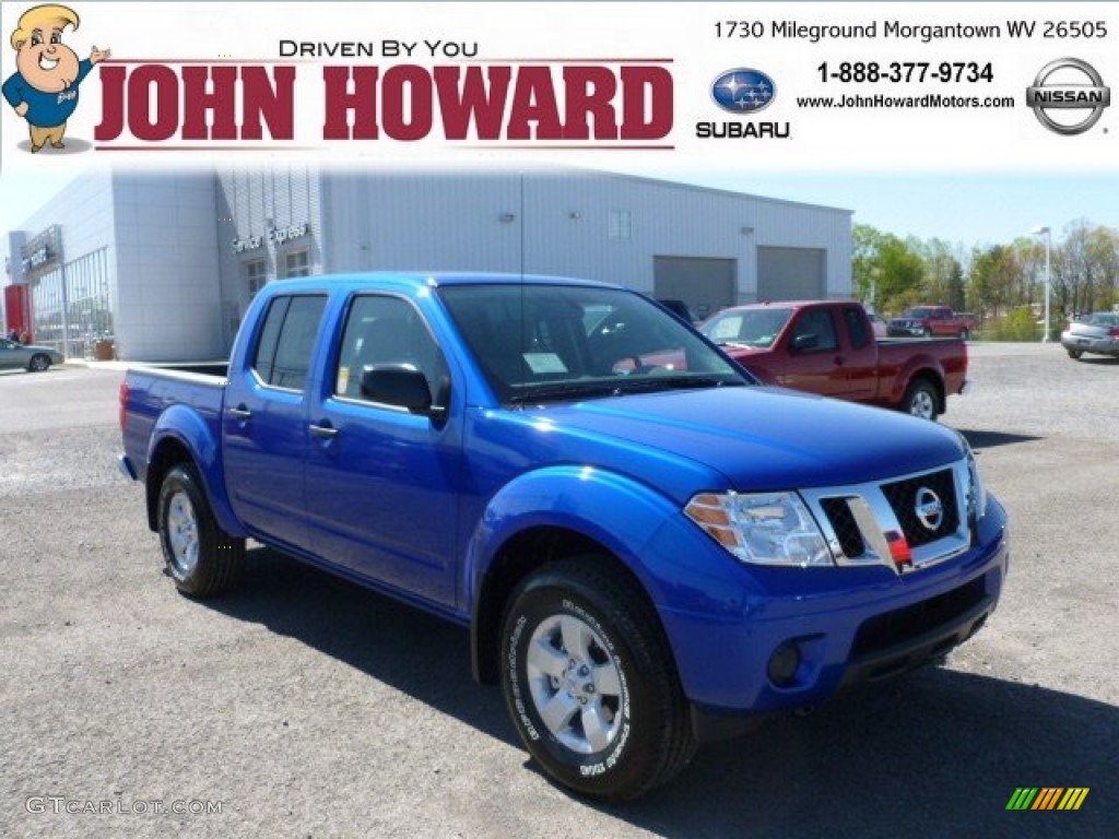 Metallic Blue Nissan Frontier