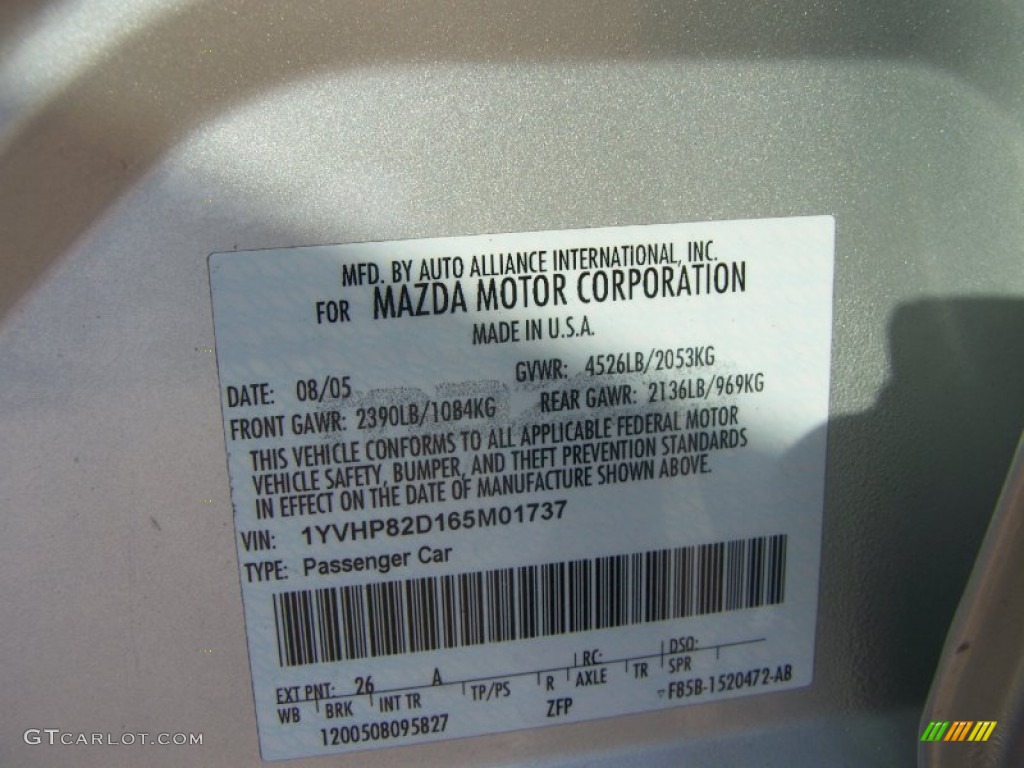 2006 Mazda MAZDA6 s Sport Wagon 26A Photo #63518993