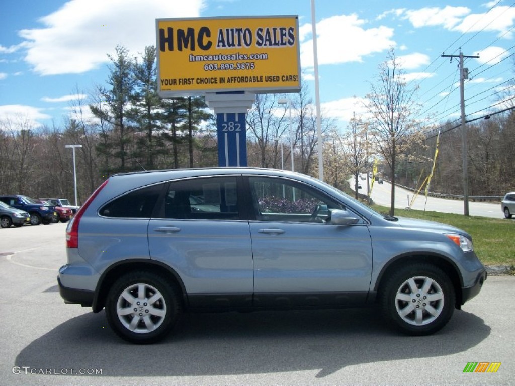 2009 CR-V EX-L 4WD - Glacier Blue Metallic / Gray photo #1