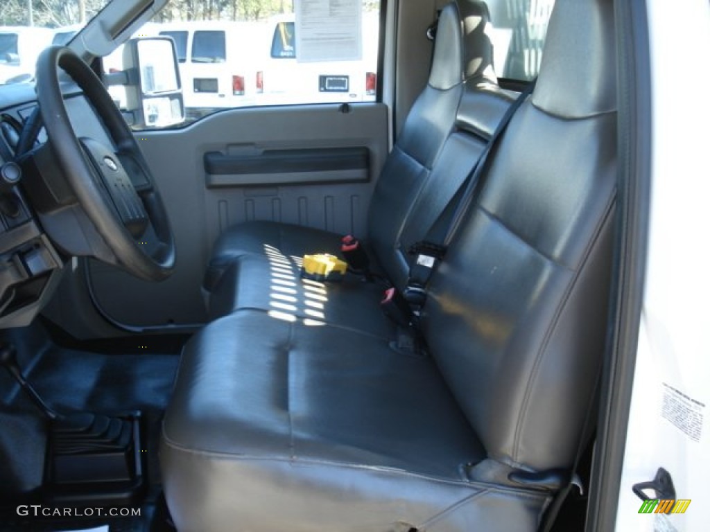 Medium Stone Interior 2010 Ford F350 Super Duty XL Regular Cab 4x4 Dump Truck Photo #63520559