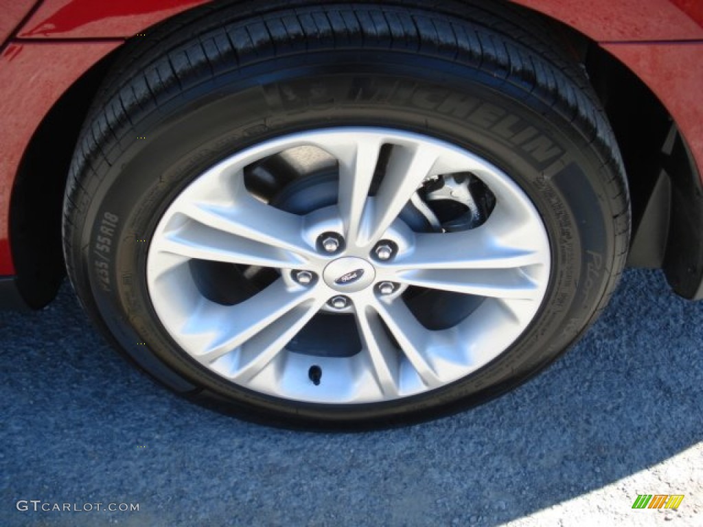 2013 Taurus SEL AWD - Ruby Red Metallic / Charcoal Black photo #9