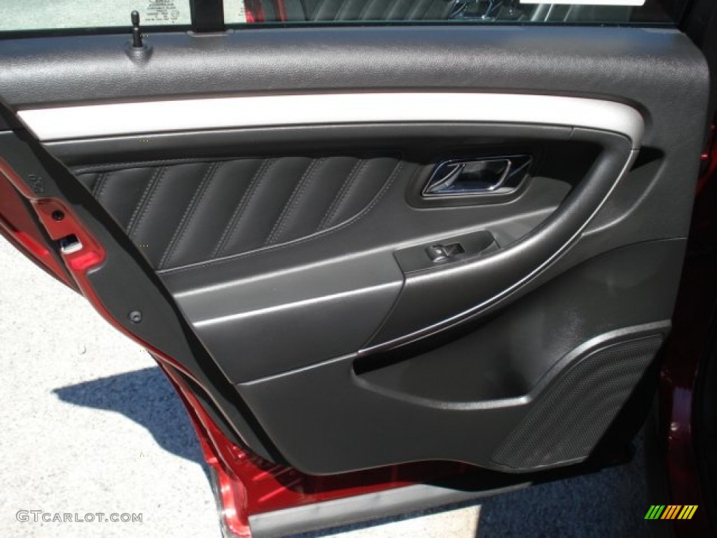 2013 Taurus SEL AWD - Ruby Red Metallic / Charcoal Black photo #14