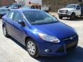 2012 Blue Candy Metallic Ford Focus SE Sedan  photo #2