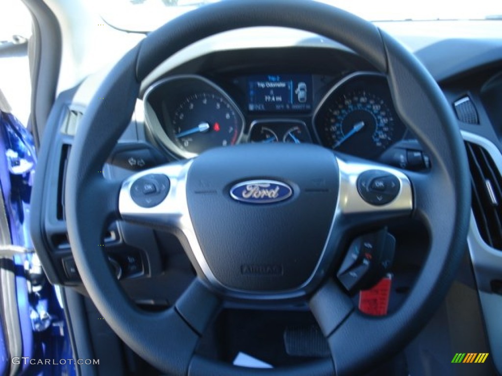 2012 Focus SE Sedan - Blue Candy Metallic / Charcoal Black photo #18