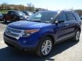 2013 Deep Impact Blue Metallic Ford Explorer XLT 4WD  photo #4