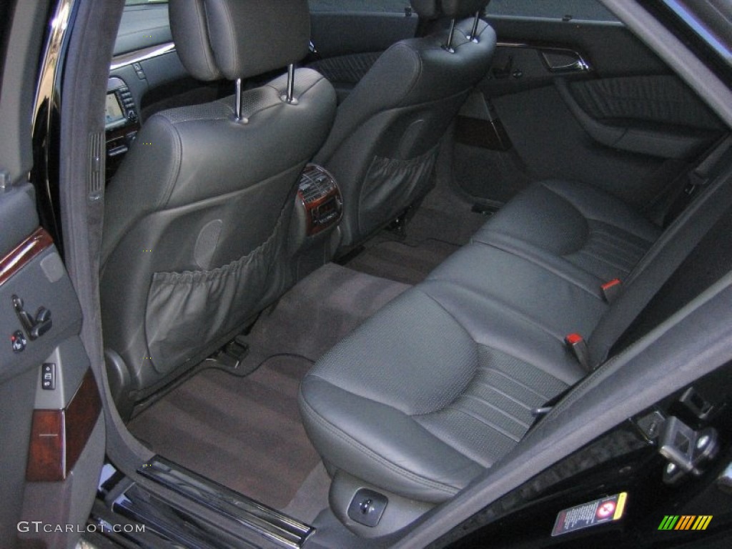 Charcoal Interior 2006 Mercedes-Benz S 65 AMG Sedan Photo #63522464
