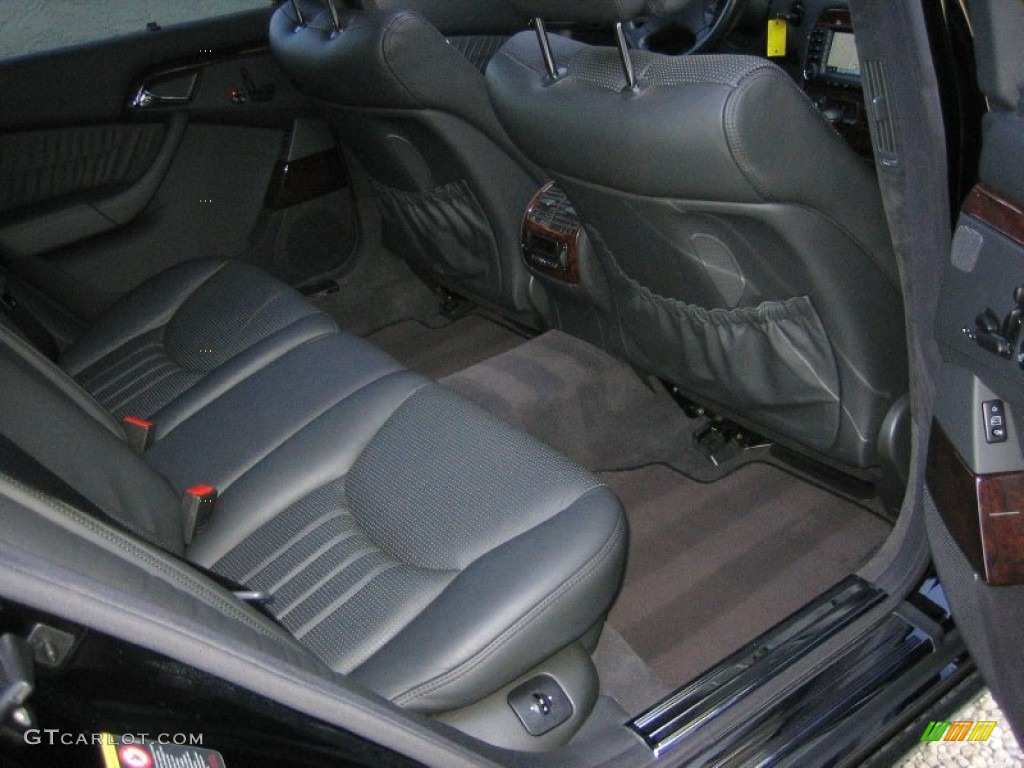 Charcoal Interior 2006 Mercedes-Benz S 65 AMG Sedan Photo #63522488