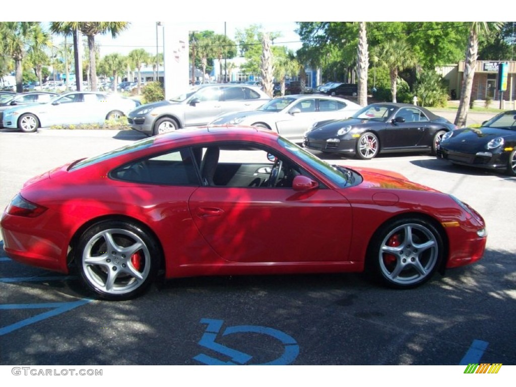 2008 911 Carrera S Coupe - Guards Red / Black photo #6