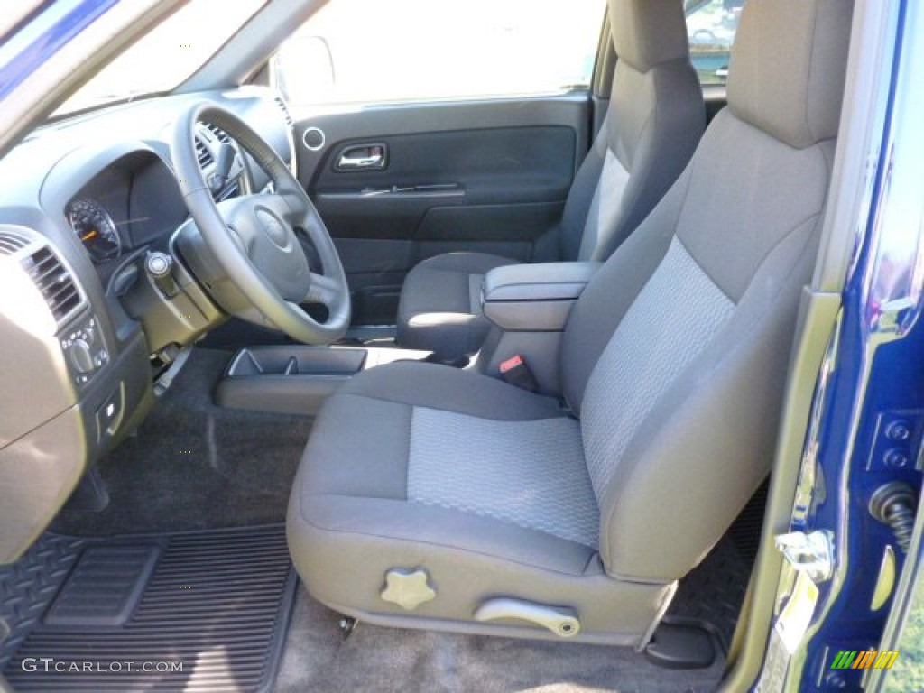Ebony Interior 2012 Chevrolet Colorado LT Crew Cab 4x4 Photo #63523735