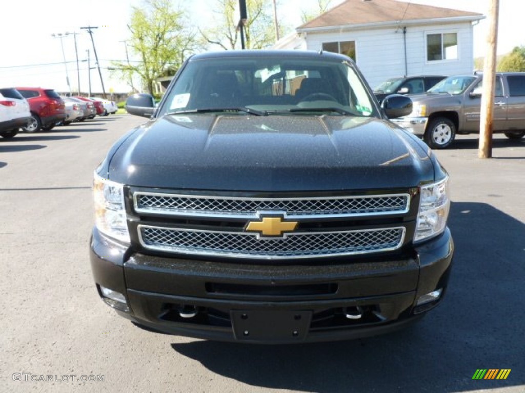 2012 Silverado 1500 LT Crew Cab 4x4 - Black / Ebony photo #2