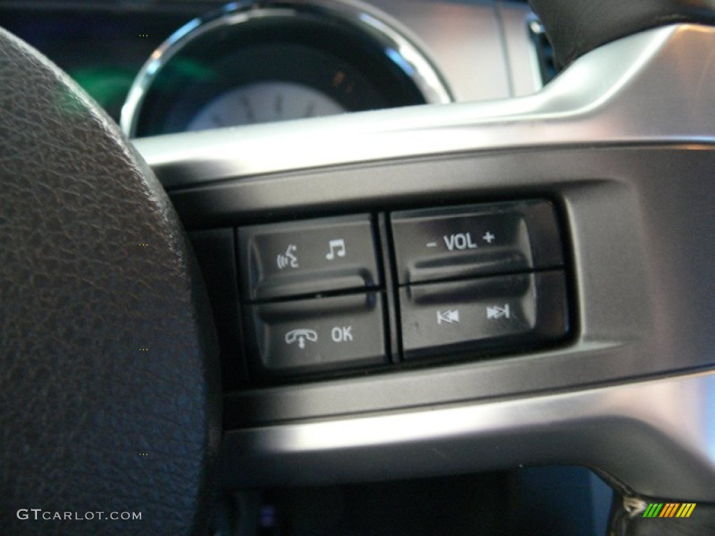 2011 Mustang V6 Premium Coupe - Ebony Black / Charcoal Black photo #23
