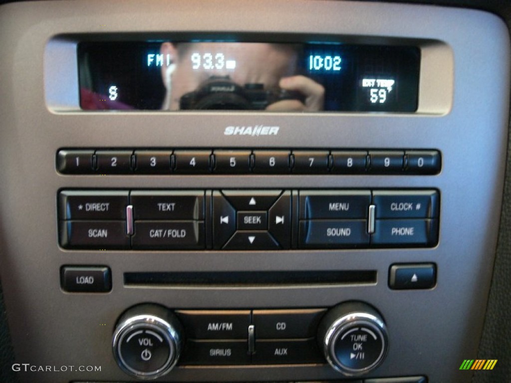 2011 Mustang V6 Premium Coupe - Ebony Black / Charcoal Black photo #25