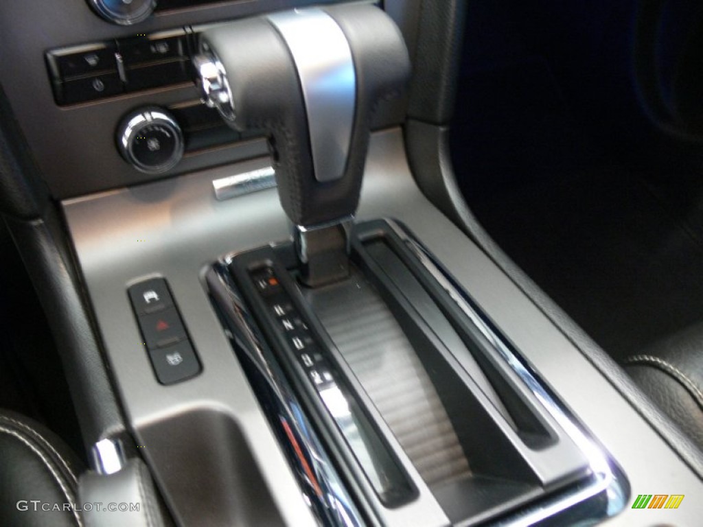 2011 Mustang V6 Premium Coupe - Ebony Black / Charcoal Black photo #29
