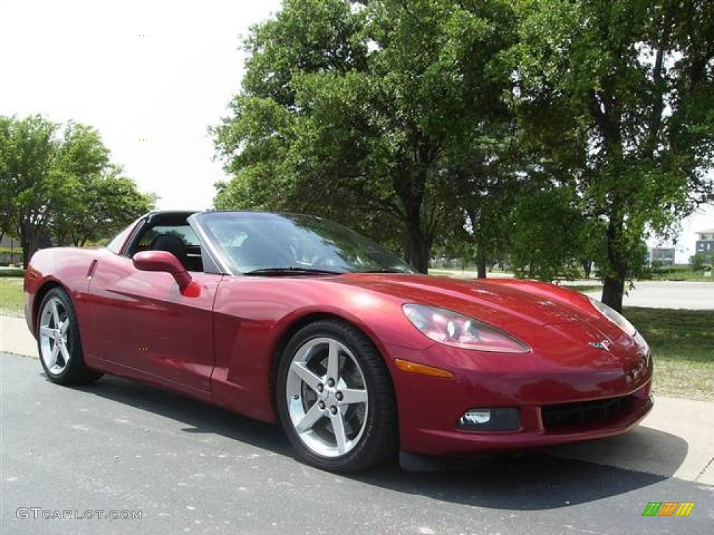 Magnetic Red Metallic 2005 Chevrolet Corvette Coupe Exterior Photo #63525672