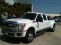 2012 Oxford White Ford F450 Super Duty Lariat Crew Cab 4x4  photo #2