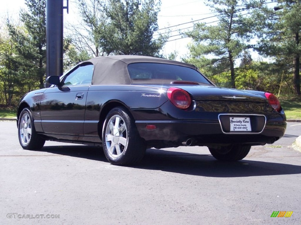 2003 Thunderbird Premium Roadster - Evening Black / Black Ink photo #9
