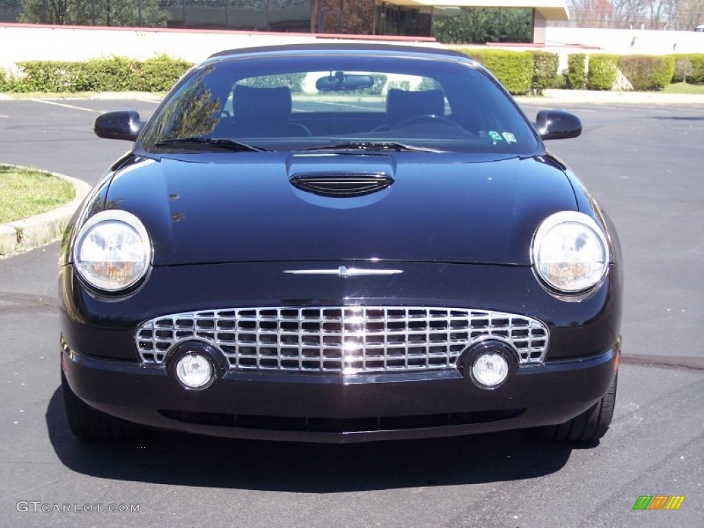 2003 Thunderbird Premium Roadster - Evening Black / Black Ink photo #15