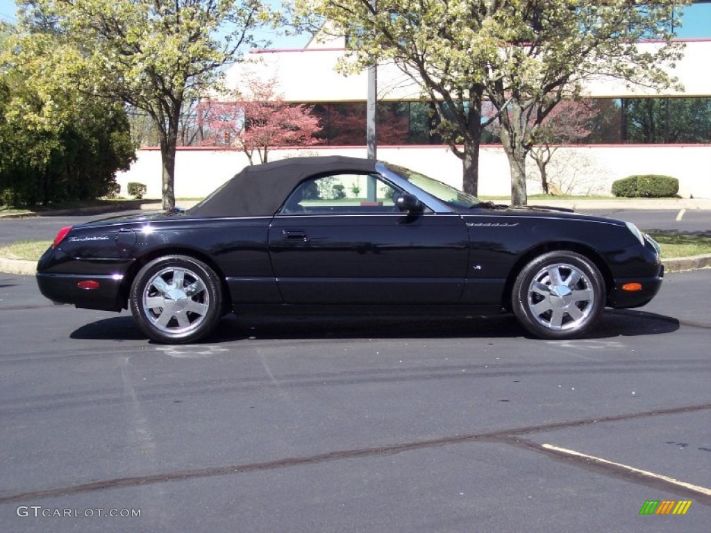 Evening Black 2003 Ford Thunderbird Premium Roadster Exterior Photo #63527847