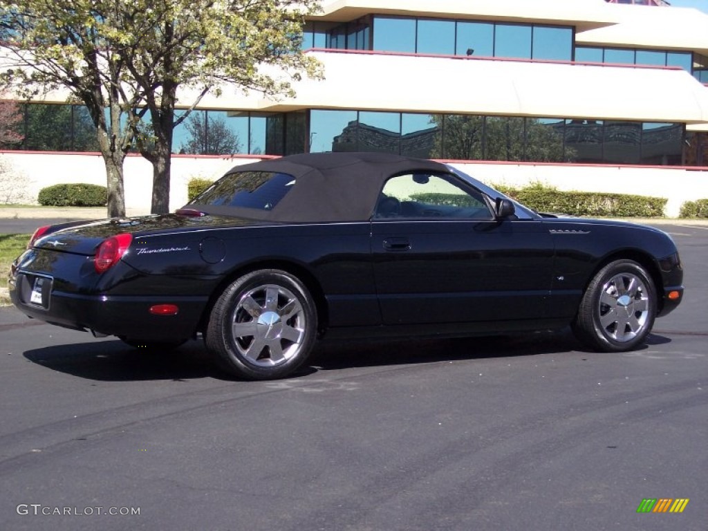 2003 Thunderbird Premium Roadster - Evening Black / Black Ink photo #19