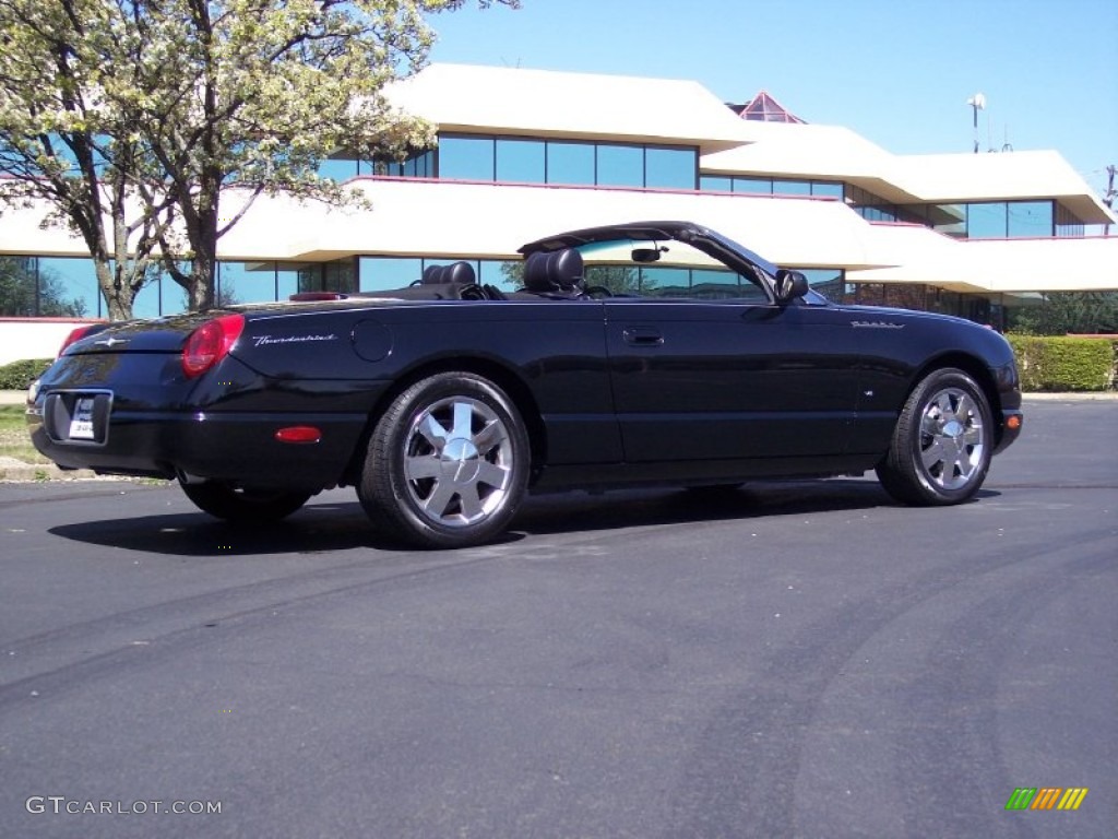 2003 Thunderbird Premium Roadster - Evening Black / Black Ink photo #24