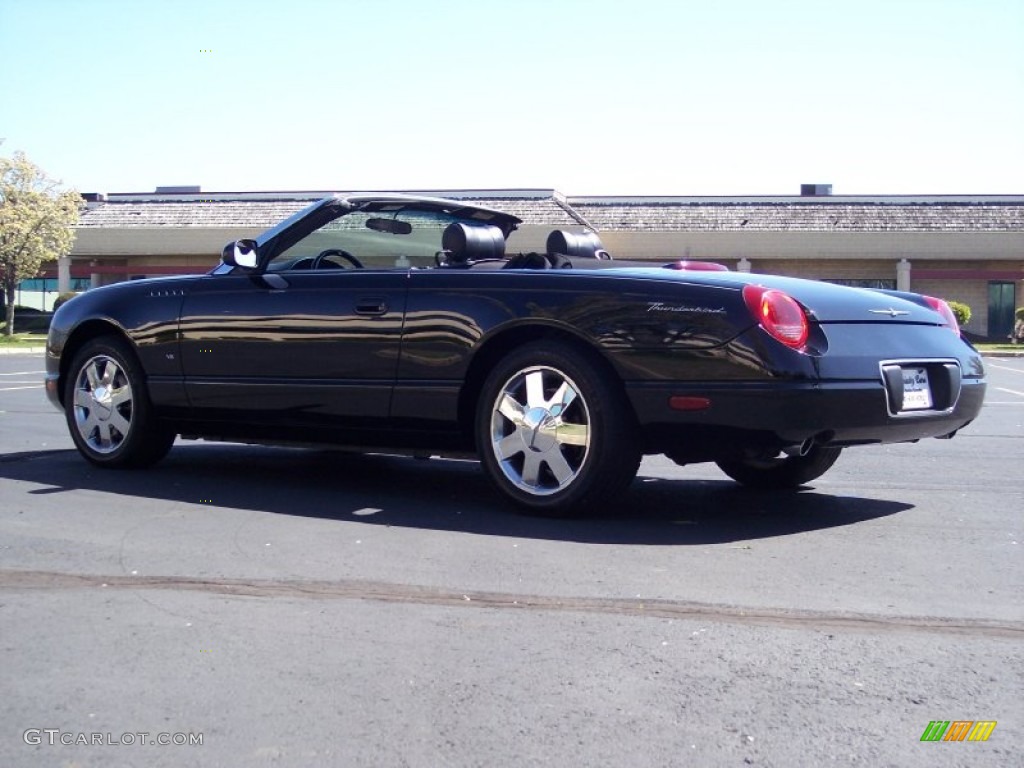 2003 Thunderbird Premium Roadster - Evening Black / Black Ink photo #34