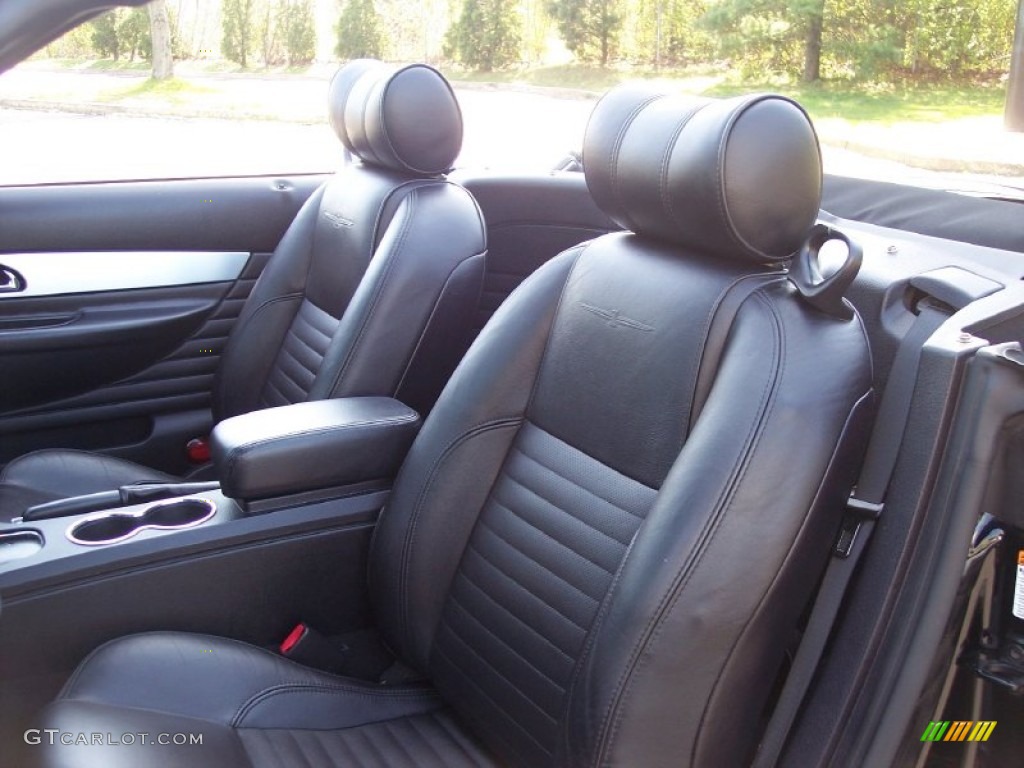 Black Ink Interior 2003 Ford Thunderbird Premium Roadster Photo #63528187