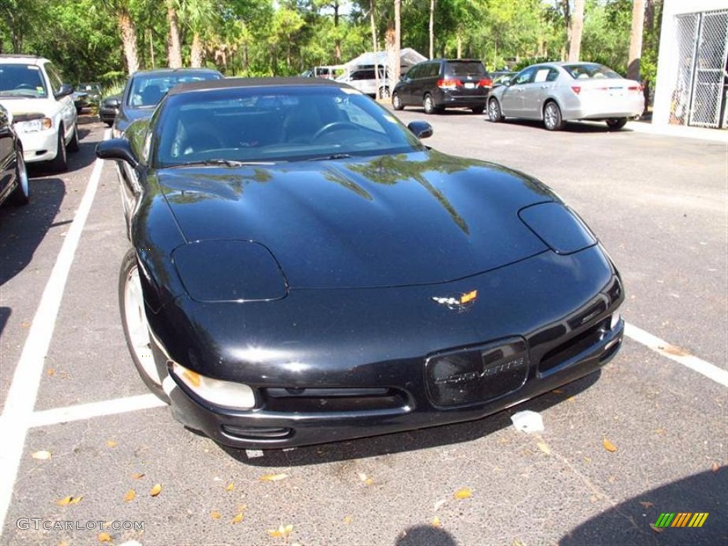 1999 Corvette Convertible - Black / Black photo #1