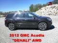 2012 Carbon Black Metallic GMC Acadia Denali AWD  photo #1