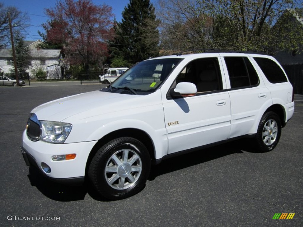 2004 Rainier CXL AWD - Olympic White / Light Cashmere photo #1