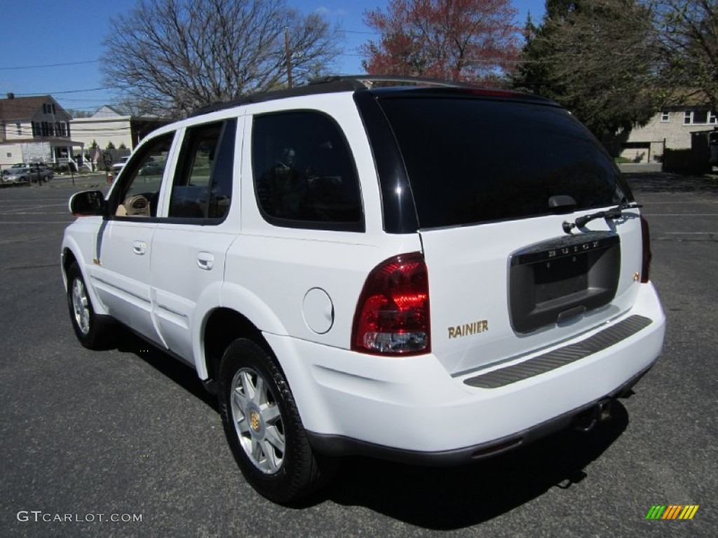 2004 Rainier CXL AWD - Olympic White / Light Cashmere photo #5