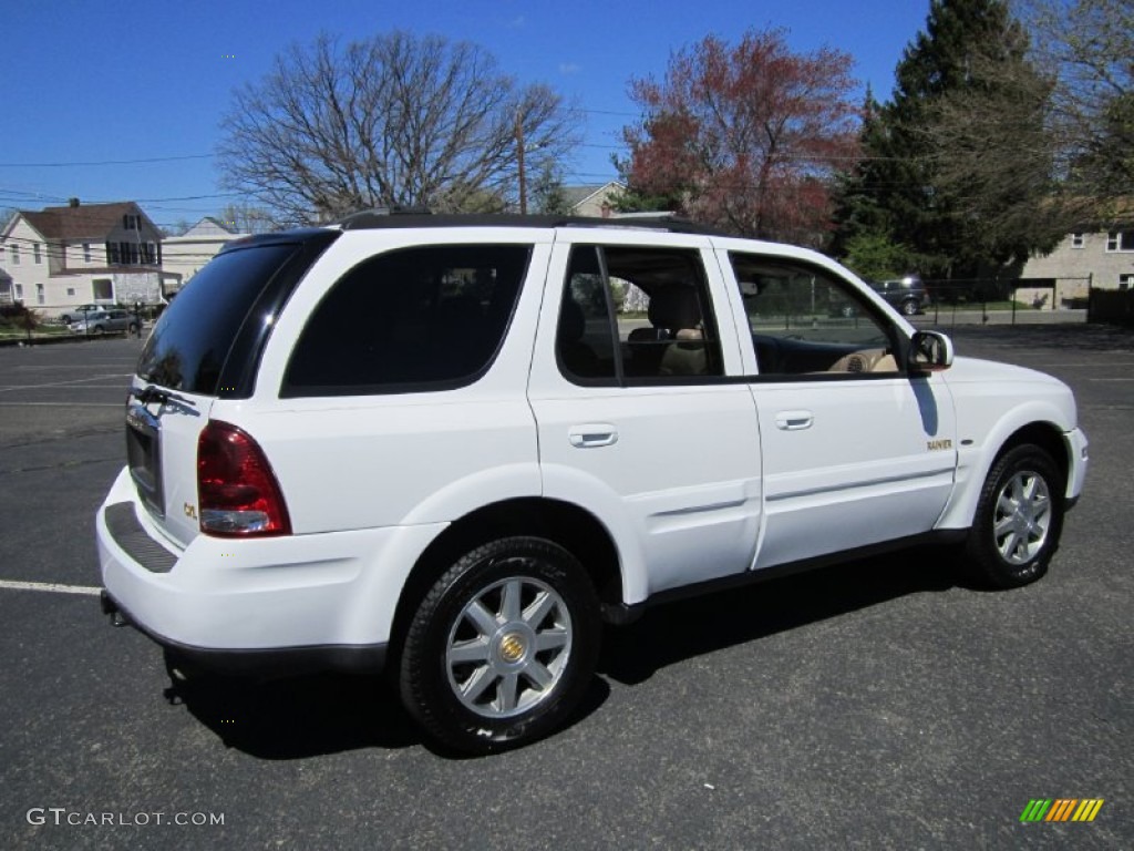 2004 Rainier CXL AWD - Olympic White / Light Cashmere photo #8