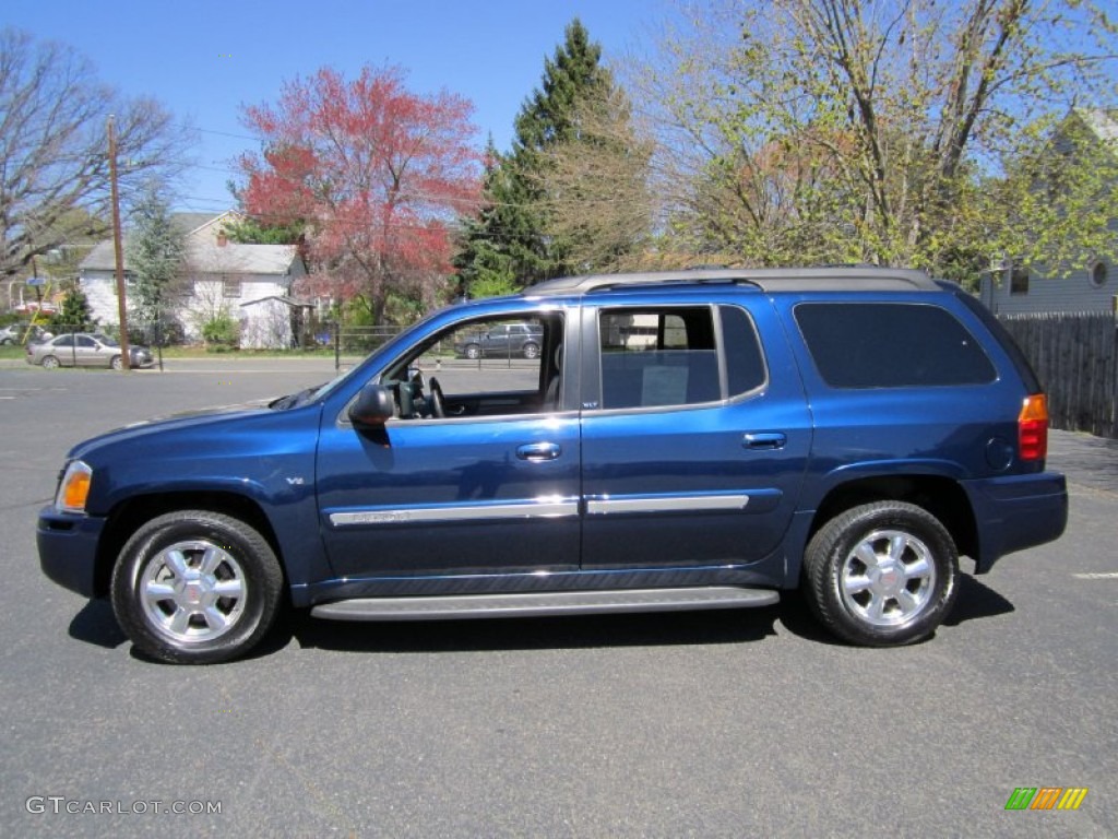 2004 Envoy XL SLT 4x4 - Indigo Blue Metallic / Medium Pewter photo #1