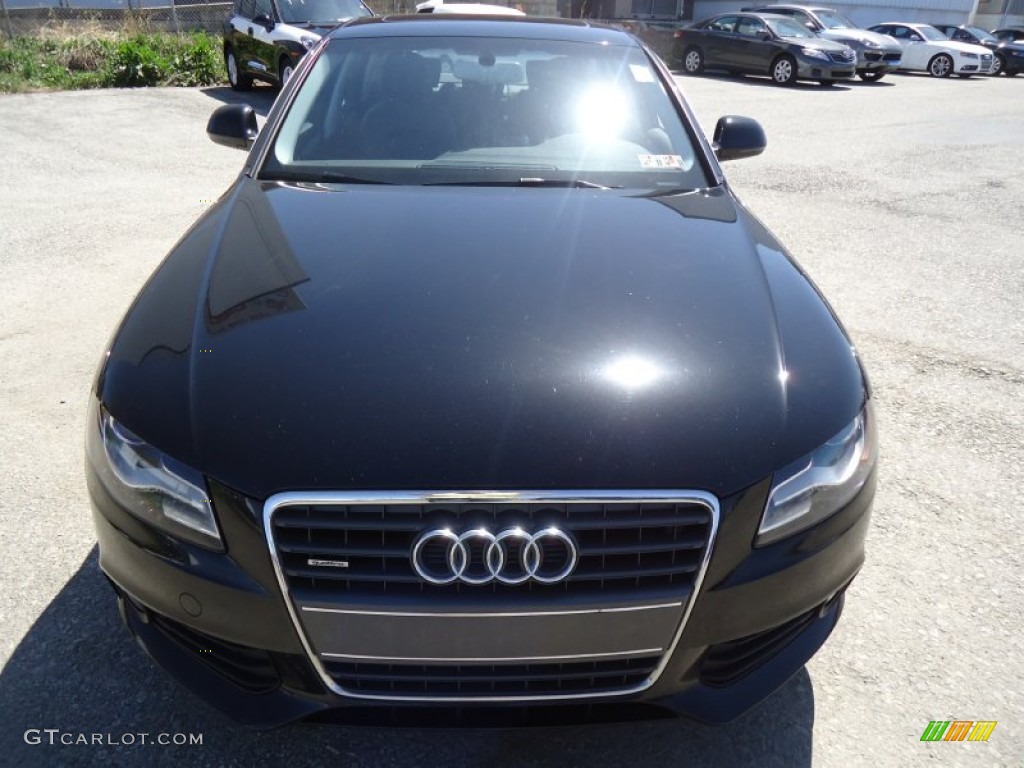 2009 A4 2.0T Premium quattro Sedan - Brilliant Black / Black photo #3