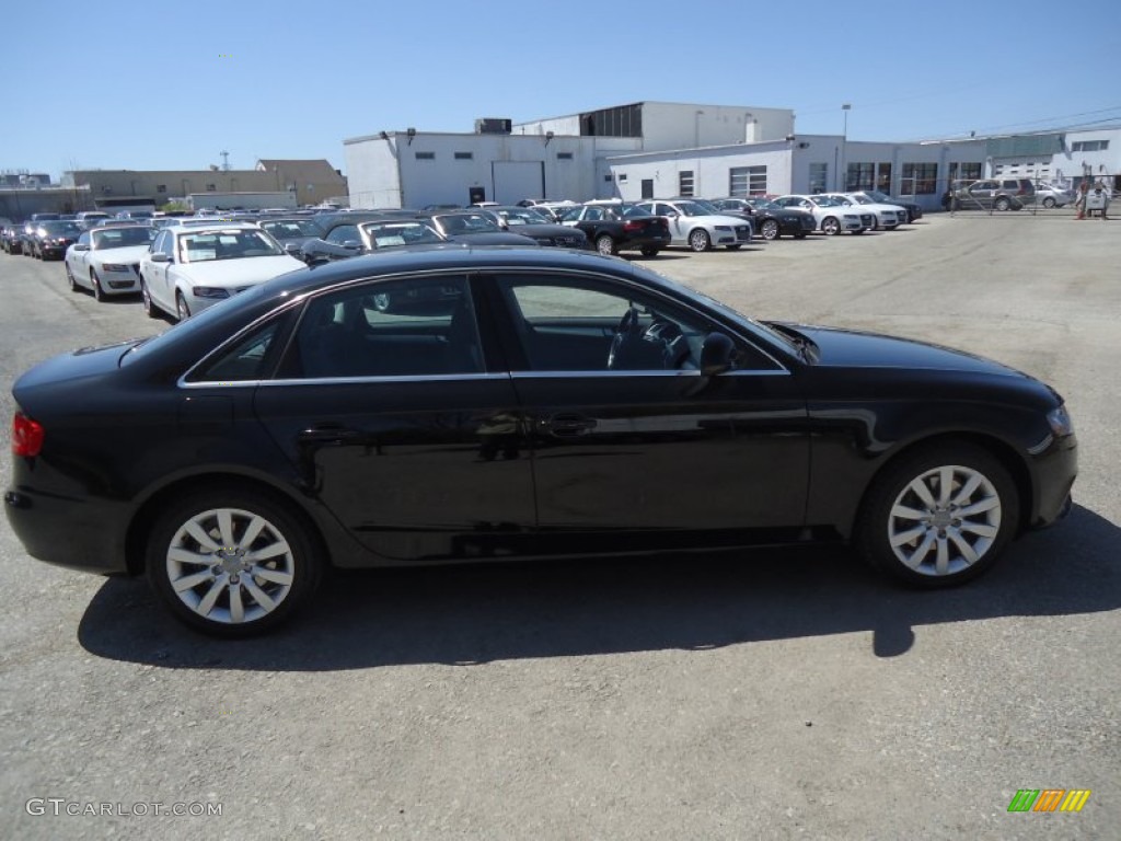 2009 A4 2.0T Premium quattro Sedan - Brilliant Black / Black photo #6