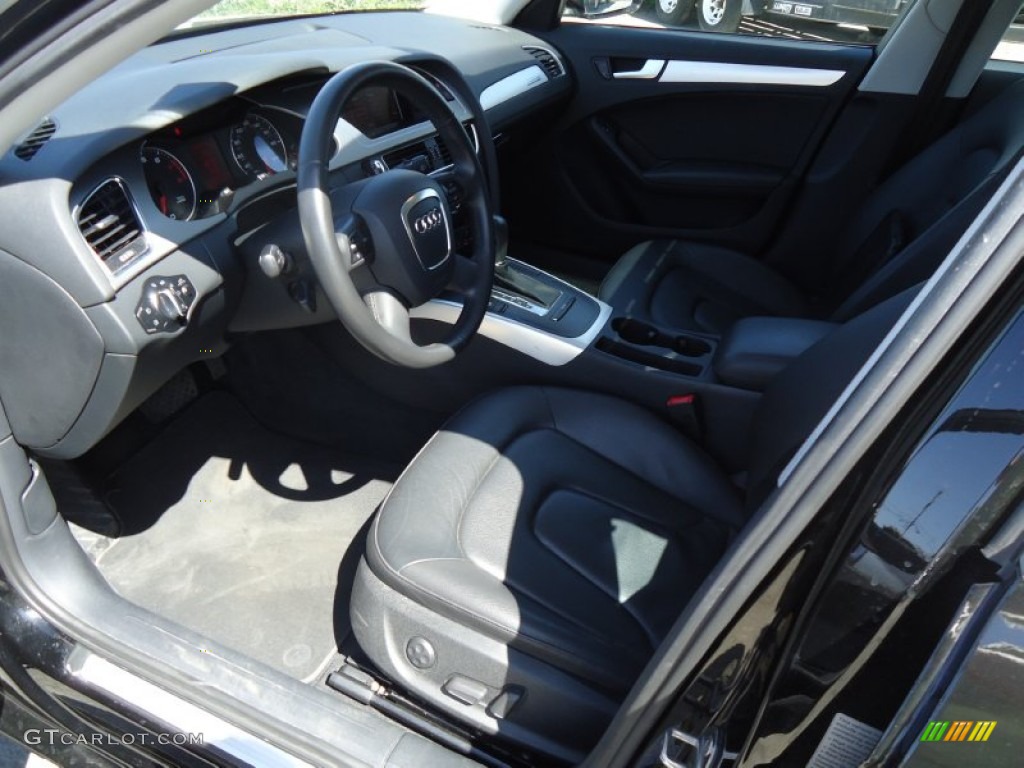 2009 A4 2.0T Premium quattro Sedan - Brilliant Black / Black photo #11