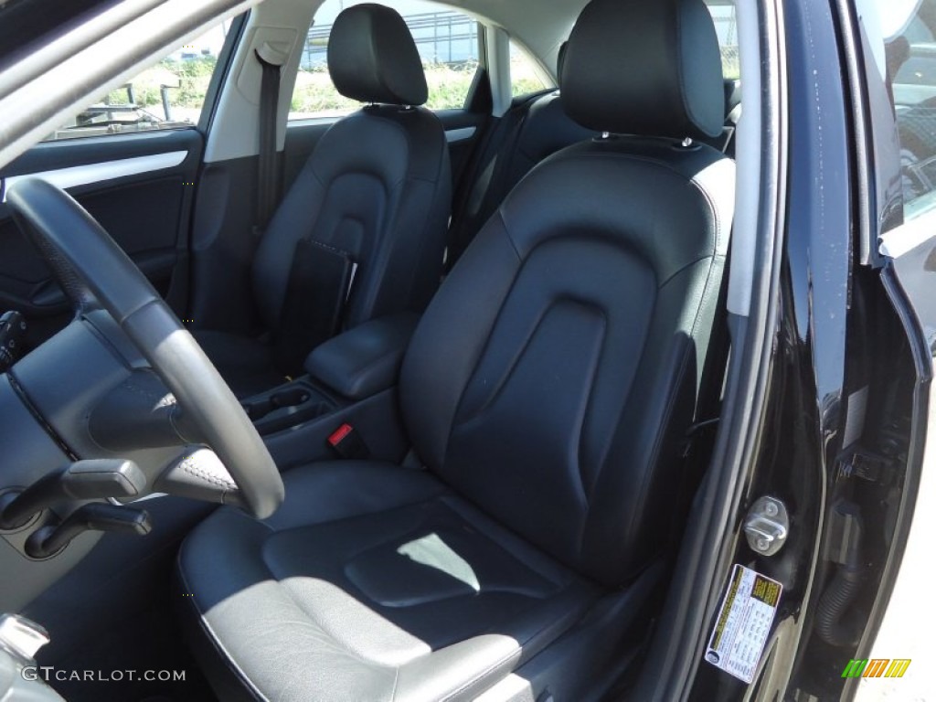 2009 A4 2.0T Premium quattro Sedan - Brilliant Black / Black photo #13