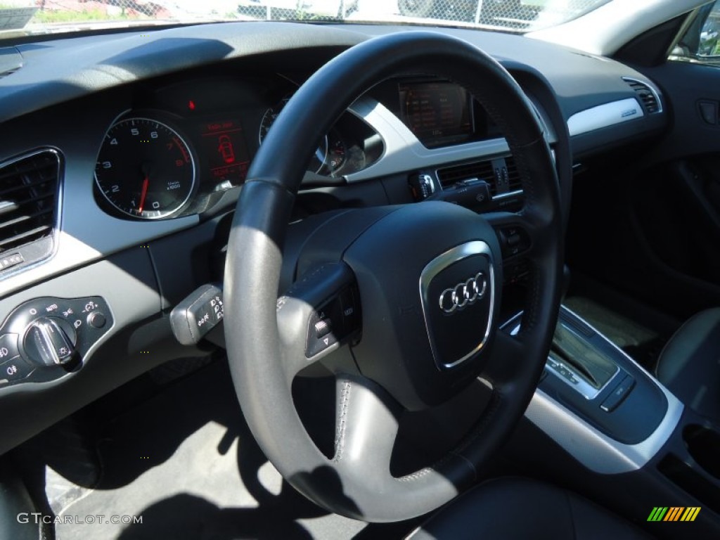 2009 A4 2.0T Premium quattro Sedan - Brilliant Black / Black photo #16
