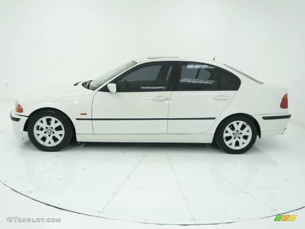 2000 3 Series 323i Sedan - Alpine White / Sand photo #3